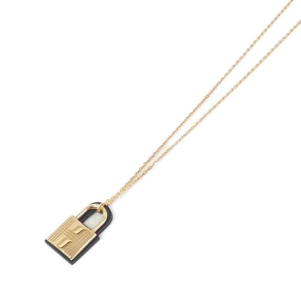 HERMES Black Necklace